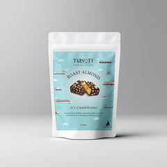 TARVOTI Premium Toffee- Roast Almond | 250g pouch | Party pack+Crumbilicious snack | Almond, Butter & Salted Caramel with Madagascar Bourbon Vanilla